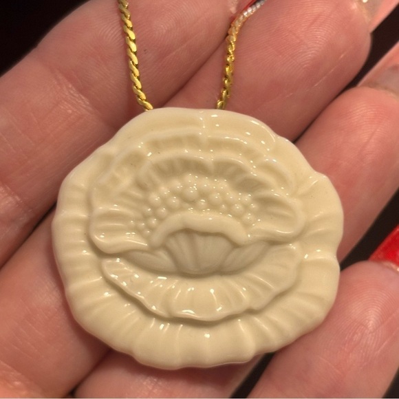 Lenox porcelain 1/20 12k gold chain - Picture 1 of 6